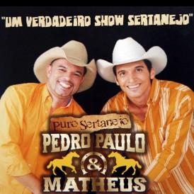 Capa do álbum de Pedro Paulo e Matheus Puro Sertanejo